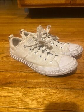 Converse Low Top Canvas Sneakers in White